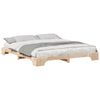 vidaXL Cadre de lit Marron 180 x 210 cm Pin massif