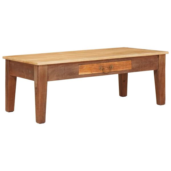 vidaXL Table basse Marron 110 x 55 x 40 cm Bois de mangue massif