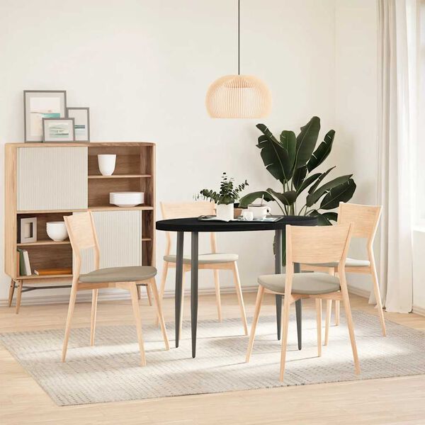 vidaXL Dessus de table marron fonc&eacute; 100x50x4cm bois ch&ecirc;ne massif ovale