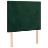vidaXL Cadre de lit sans matelas vert fonc&eacute; 90x200 cm velours