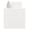 vidaXL Canapé de jardin Blanc 185,5 x 60 x 62 cm Pin massif