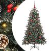 vidaXL Sapin de No&euml;l artificiel Vert 150 cm PVC, plastique et acier