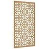 vidaXL D&eacute;coration murale jardin 105x55cm acier corten design mauresque