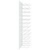 vidaXL Casier &agrave; vin mural pour 24 bouteilles 2 pcs Blanc Fer