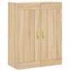vidaXL Buffet haut Ch&ecirc;ne sonoma 69,5x34x180 cm Bois d'ing&eacute;nierie