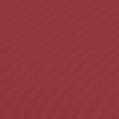 vidaXL Coussin de palette rouge bordeaux 80x40x12 cm tissu