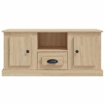 vidaXL Meuble TV chêne sonoma 100x35,5x45 cm bois d'ingénierie