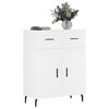 vidaXL Buffet blanc 69,5x34x90 cm bois d'ing&eacute;nierie