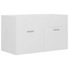 vidaXL Armoire d'&eacute;vier Blanc 80x38,5x46 cm Bois d&rsquo;ing&eacute;nierie
