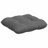 vidaXL Coussins de siège 4 pcs Gris foncé 40 x 40 cm
