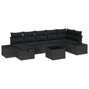vidaXL Ensemble de Canap&eacute;s 8 pc polyrotin