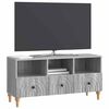 vidaXL Meuble TV Gris Sonoma 102 x 34,5 x 50 cm Bois d&rsquo;ing&eacute;nierie
