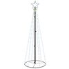 vidaXL Arbre de No&euml;l c&ocirc;ne 108 LED Blanc froid 70x180 cm