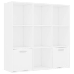 vidaXL Biblioth&egrave;que Blanc 98x30x98 cm Bois d&rsquo;ing&eacute;nierie