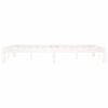 vidaXL Cadre de lit sans matelas blanc bois de pin massif 140x200 cm