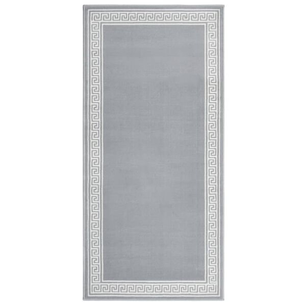 vidaXL Tapis BCF Gris avec motif 80x150 cm