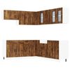 vidaXL Ensemble d'armoires de cuisine 11 pcs Kalmar bois d'ing&eacute;nierie