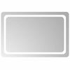 vidaXL Miroir de salle de bain &agrave; LED 90x60 cm