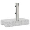 vidaXL Socle de parasol Granite rectangulaire 25 kg