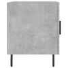 vidaXL Tables de chevet 2 pcs gris b&eacute;ton 40x40x50 cm bois d&rsquo;ing&eacute;nierie