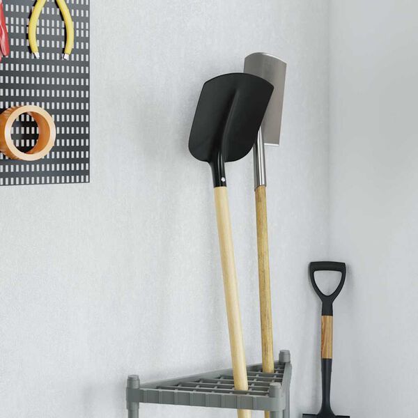 vidaXL T&ecirc;te de pelle 4 pcs Noir 34,5 x 24 cm Acier enduit de poudre