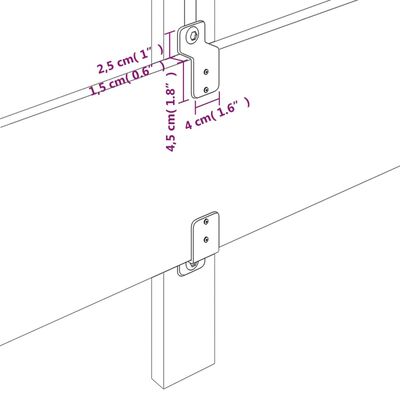 vidaXL Têtes de lit 2 pcs Vert foncé 100x5x78/88 cm Velours