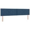 vidaXL T&ecirc;te de lit LED Bleu 200 cm tissu