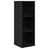 vidaXL Ensemble meuble TV 37 x 37 x 107 cm Ch&ecirc;ne noir