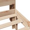 vidaXL Lit bibliothèque sans matelas 100x200 cm bois massif de pin