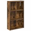 vidaXL Armoire murale de salle de bain Ch&ecirc;ne Fum&eacute; 30 x 10 x 50 cm