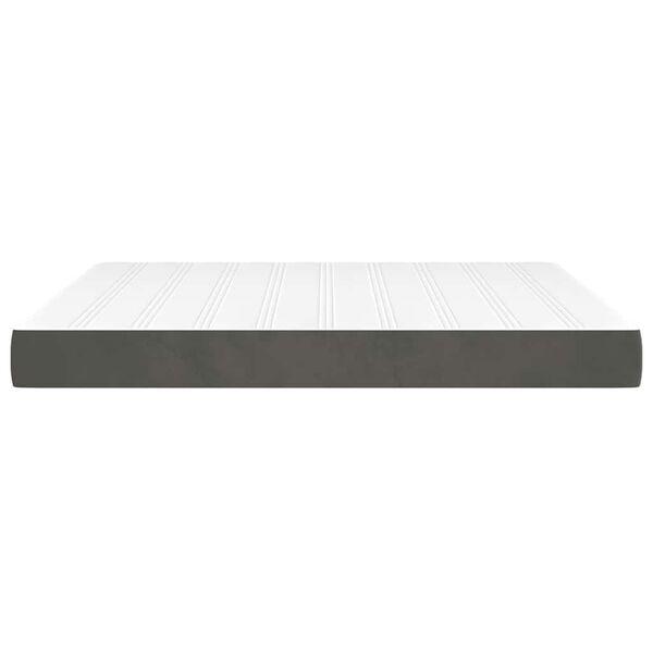 vidaXL Matelas de lit &agrave; ressorts ensach&eacute;s fermet&eacute; moyenne 160x210x20 cm velours