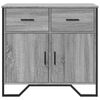 vidaXL Buffet sonoma gris 79,5x35,5x74,5 cm bois d'ing&eacute;nierie