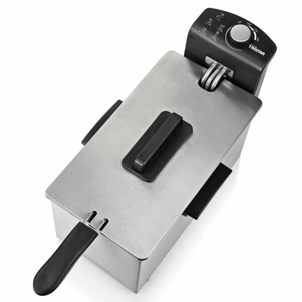 Tristar Friteuse 2000 W 3 L Acier inoxydable Argent&eacute;