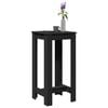 vidaXL Table de bar noir 51x50x103,5 cm bois d'ing&eacute;nierie