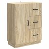 vidaXL Buffet Ch&ecirc;ne Sonoma 66 x 34,5 x 87 cm Bois d'ing&eacute;nierie