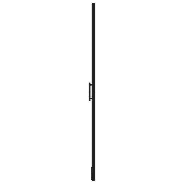 vidaXL Porte de douche Verre trempé 81x195 cm Noir