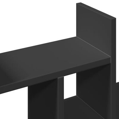vidaXL Organisateur de bureau noir 34,5x15,5x35,5 cm bois d'ingénierie
