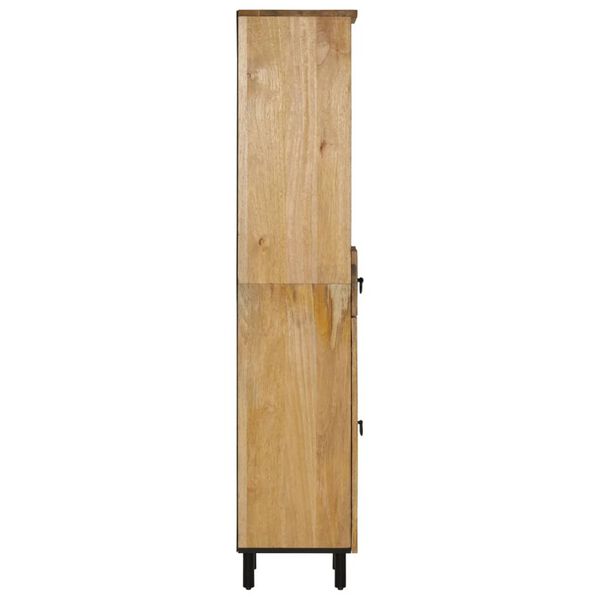 vidaXL Armoire de salle de bain 38x33x160 cm bois massif de manguier