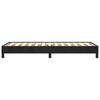 vidaXL Cadre de lit sans matelas noir 100x200 cm velours