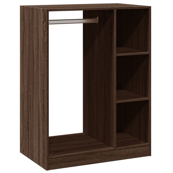 vidaXL Garde-robe ch&ecirc;ne marron 77x48x102 cm bois d'ing&eacute;nierie