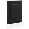 vidaXL Panneau de lave-vaisselle Kalmar Ch&ecirc;ne noir 45 x 1,5 x 57 cm