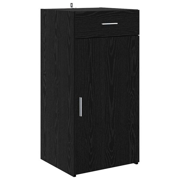 vidaXL Buffet Ch&ecirc;ne noir 42,5 x 40 x 93 cm Bois d'ing&eacute;nierie