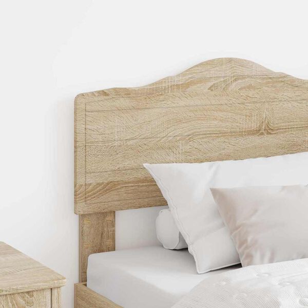 vidaXL T&ecirc;te de lit Ch&ecirc;ne Sonoma 90 cm Bois d'ing&eacute;nierie