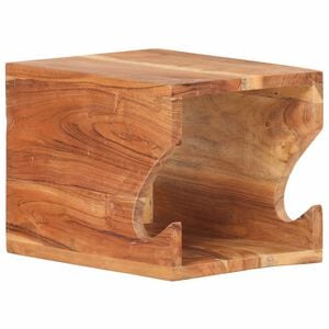 vidaXL Support mural de v&eacute;los 35x25x25 cm Bois d'acacia massif