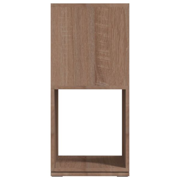 vidaXL Armoire rotative Ch&ecirc;ne Sonoma 34,5x34,5x75,5 cm bois ing&eacute;nierie