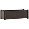 vidaXL Lit sur&eacute;lev&eacute; de jardin PP Moka 100x43x35 cm