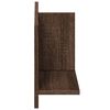 vidaXL Armoire murale 70x16,5x30 cm chêne marron bois d'ingénierie