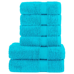 vidaXL Ensemble de serviettes de qualit&eacute; sup&eacute;rieure SOLUND 6 pcs