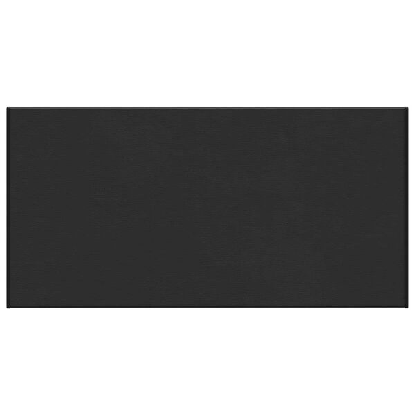 vidaXL Appui de fen&ecirc;tre Noir avec grain de bois 60 x 40 x 4,5 cm PVC