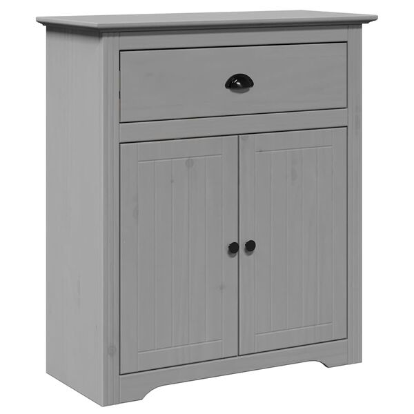 vidaXL Armoire de couloir BODO gris 80x35x90 cm